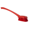 Hygiene 4182-4 afwasborstel lange steel, rood, medium vezels, 415mm